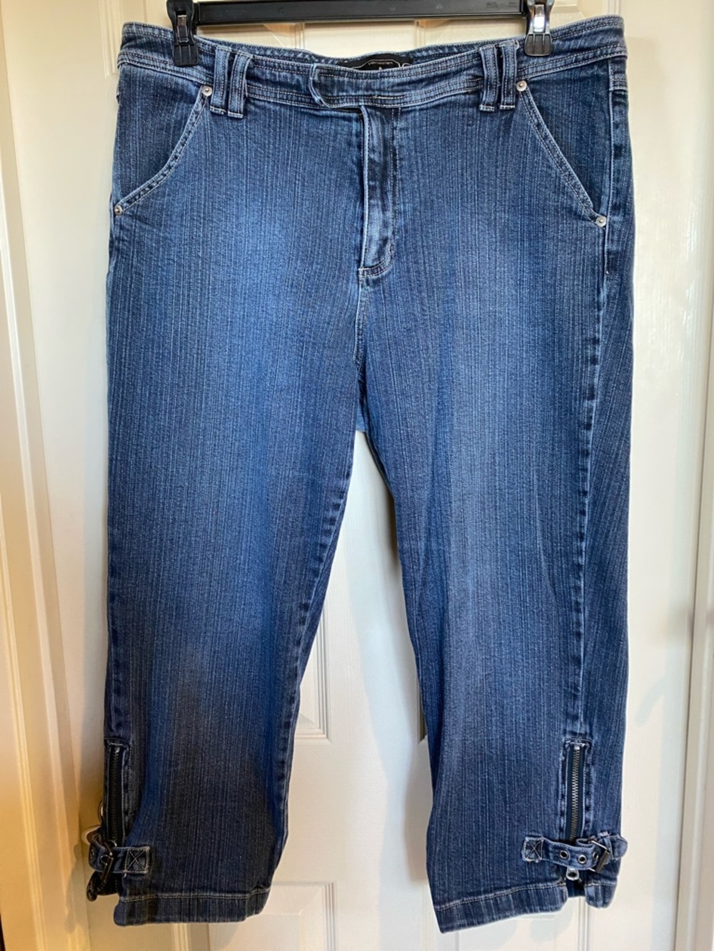 Venezia Indigo Blue Denim Jeans with Branded Waistband